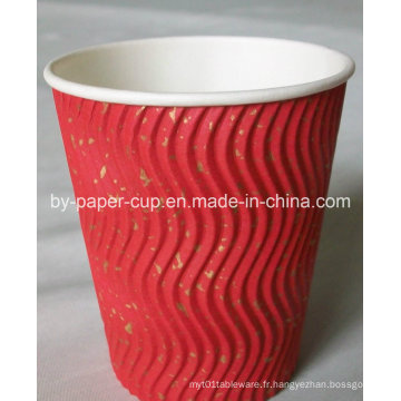 Custom of Ripple Paper Cup for Hot Drinking